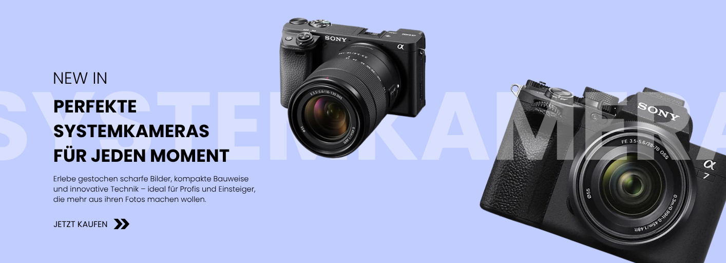 Entdecke kompakte Systemkameras mit gestochen scharfer Bildqualität und moderner Technik. Ideal für Einsteiger und Profis, die mehr aus ihren Fotos machen wollen – jetzt auf alfo.marketplace kaufen und inspirieren lassen!
