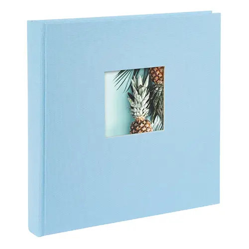 Goldbuch Bella Vista 25x25 cm himmel- blau, 60 weiße Seiten, Buchalbum