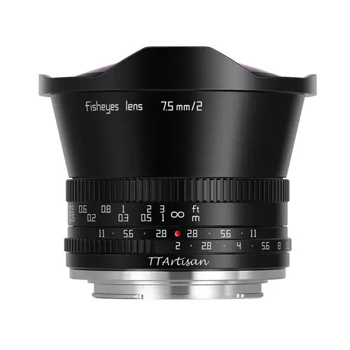TTARTISAN 2,0/7,5 mm, Nikon Z-Mount schwarz, Fisheye Objektiv