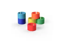 Zoom XLR-6c farbige ID-Ringe für Mikrofonkabel