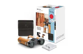 GoView ZOOMR 8x26 Sunset orange Special Edition Fernglas mit Peter Hadley Tuch