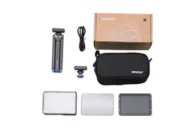 Amaran Ace 25x Charcoal Kit Bi-Color LED Kameraleuchte+Grid+Mini-Stativ+Tasche